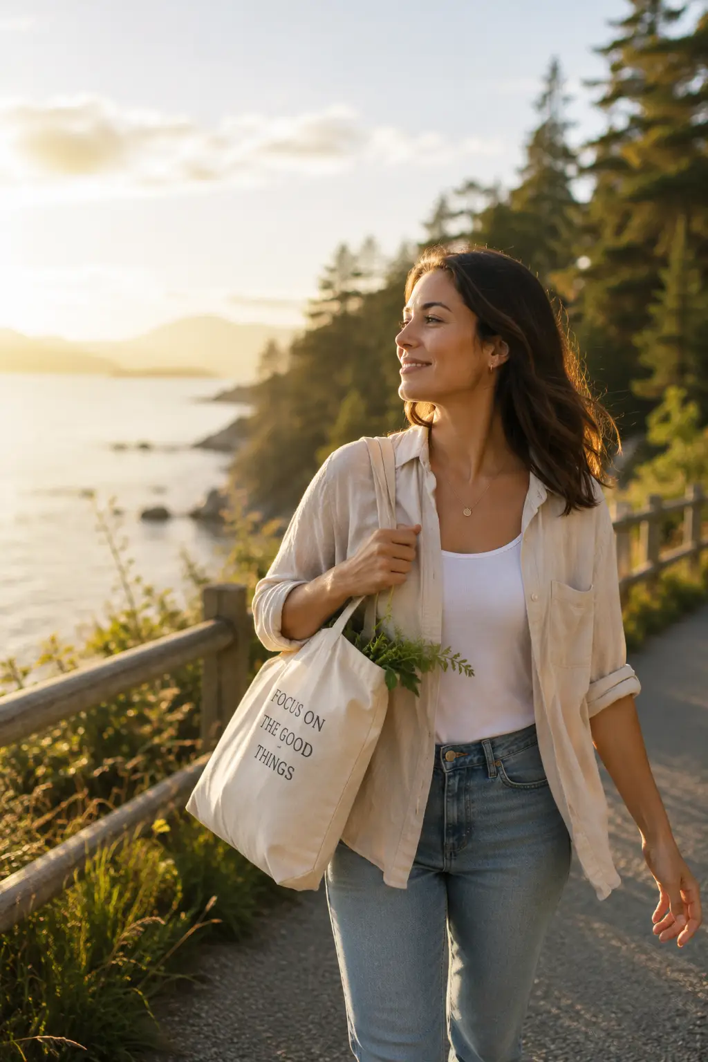 Woman walking confidently along a peaceful coastal path at sunset, representing emotional healing, resilience, and life after successful anxiety therapy. Image File Name life-after-anxiety-therapy-healing-coastal-walk